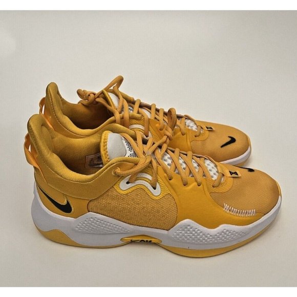 SOLD US MEN 10 NIKE PG 5 TB UNIVERSITY GOLD YELLOW WHITE PG5 LA LAKERS DM5045-70 - Picture 2 of 9
